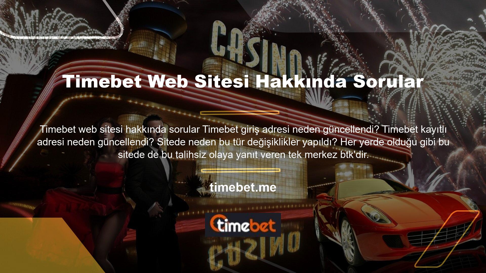 Timebet Sıkça Sorulan Sorular